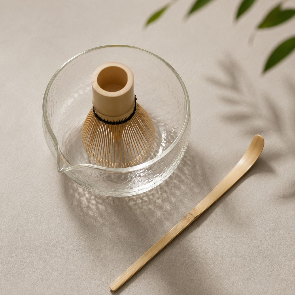 Bol Matcha en Verre Japonais – Kit de Préparation 500 ml