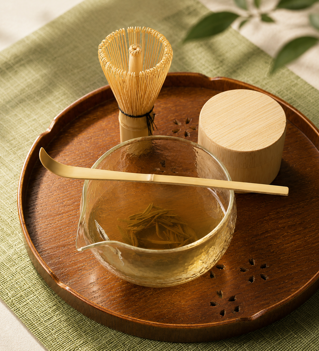 Bol Matcha en Verre Japonais – Kit de Préparation 500 ml