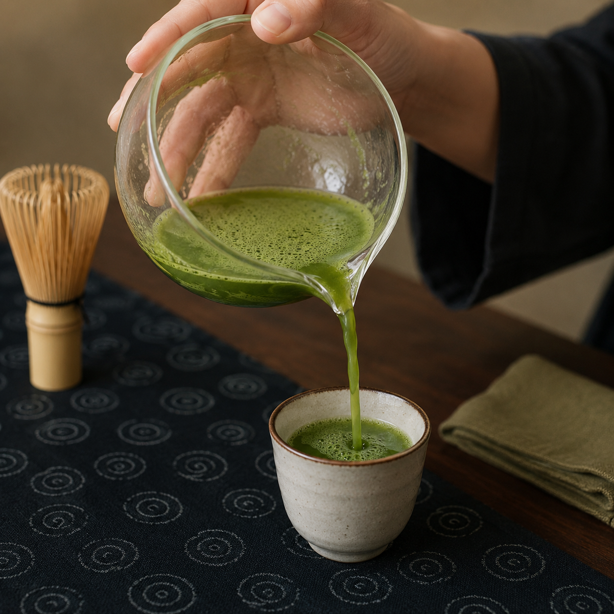 Bol Matcha en Verre Japonais – Kit de Préparation 500 ml