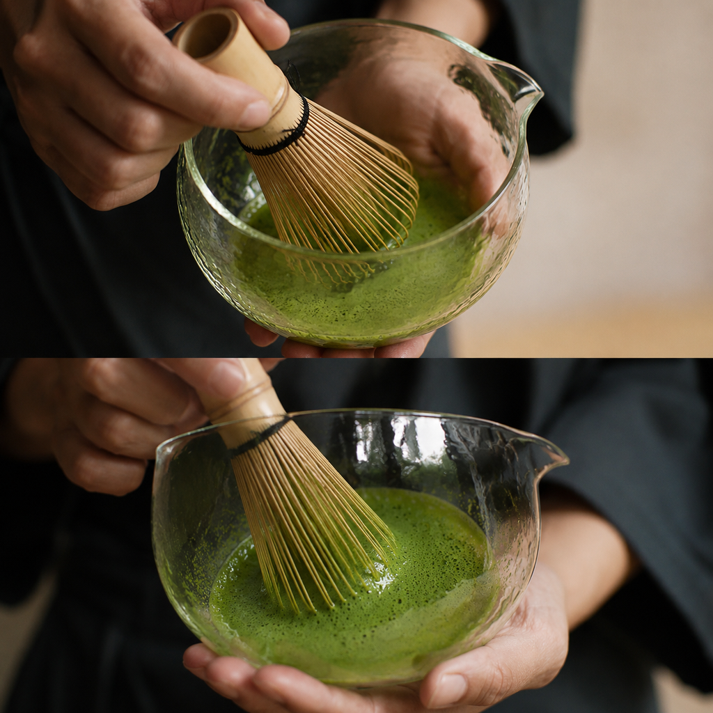Bol Matcha en Verre Japonais – Kit de Préparation 500 ml