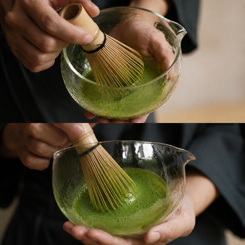 Bol Matcha en Verre Japonais – Kit de Préparation 500 ml