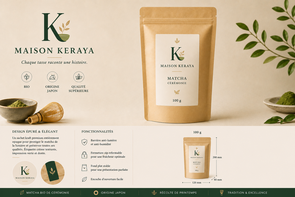 Matcha Cérémonie Bio – Maison Keraya 100g